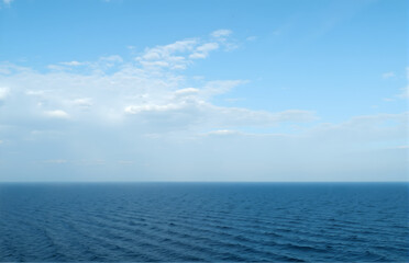 Obraz premium Tranquil Scenery of Sea and Sky