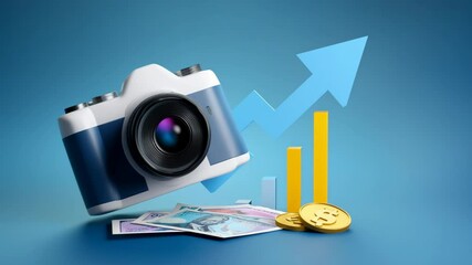 A photography equipment concept, growth of business