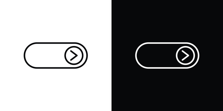 Switch icon with Editable stroke. Pixel perfect.