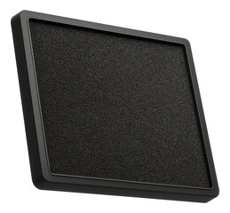 Fototapeta premium Dust filter for a window air conditioning unit, made from washable foam for easy maintenance.