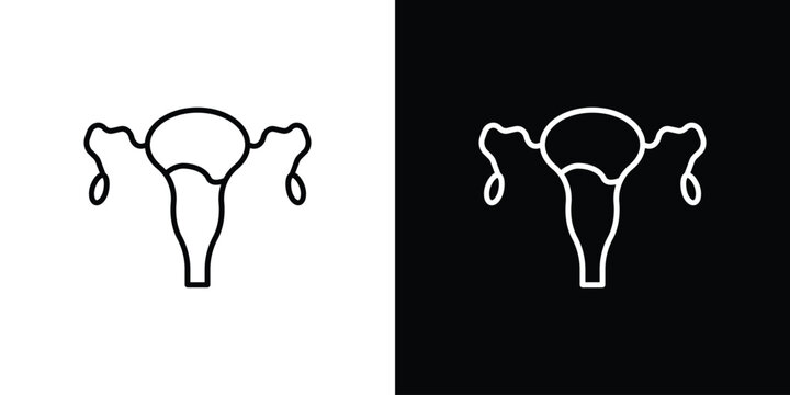 Pelvic inflammatory disease icon with Editable stroke. Pixel perfect.
