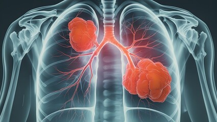 Lung X-ray with Cancer Highlight &ndash; realistic or digitally enhanced