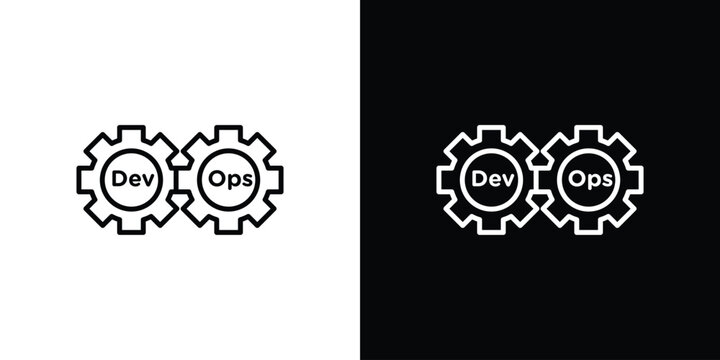 Devops icon with Editable stroke. Pixel perfect.