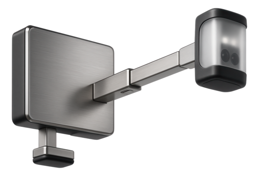 Adjustable gap sensor for a custom-built house, with an extendable, modular design for flexible positioning.