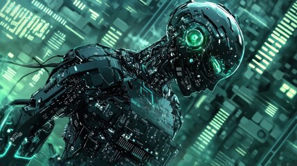 Futuristic robot design