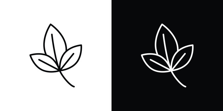 Basil icon with Editable stroke. Pixel perfect.