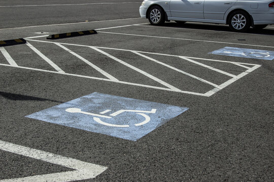 Wheelchair only parking signs