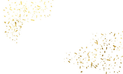 Gold sparkle splatter border. Golden dust. Gold glitter, golden abstract foil PNG. Gold particles, shining gold sparks. Gold stroke on transparent background.