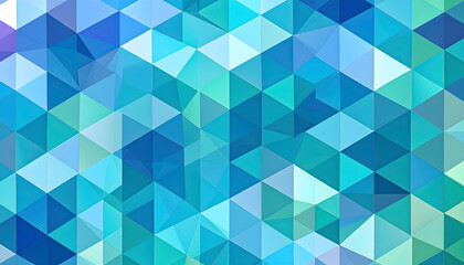 Obraz premium Abstract Blue Triangle Geometric Background