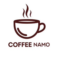 Coffee Cup Logo – Coffee Vector Icon Design Isolated on White Background