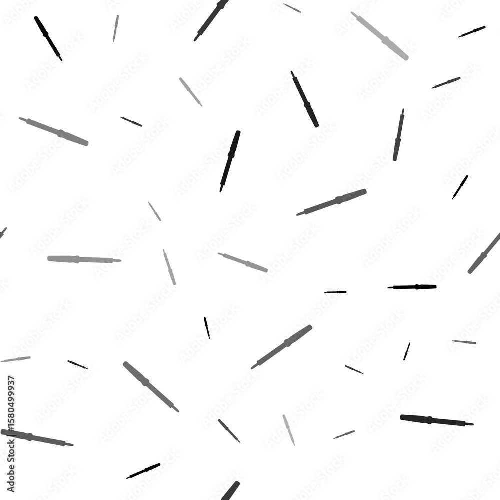 Aufkleber Seamless vector pattern with soldering iron symbols, creating a creative monochrome background with rotated elements. Illustration on transparent background