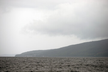 storm over the sea