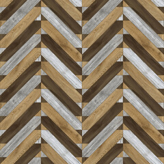 Modern seamless geometric pattern with natural textures: marble, wood, stone, cement, terrazzo. Ideal for interior design, wallpaper, packaging, textiles, tiles, and parquet flooring.	