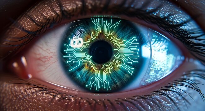 The Digital Eye: Where Humanity Meets Technology's Embrace