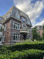 Fototapeta premium Typical Amsterdam Townhouse in the City Center
