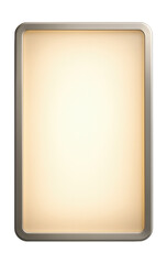 Fototapeta premium Panel light with a warm white glow, designed for creating a relaxing atmosphere in a private bathroom.