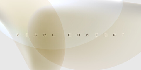 Minimal abstract pearl background with smooth creamy gradients and elegant translucent shapes. Ideal for luxury branding, modern digital designs, stylish presentations, and premium minimalist composit