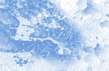 Light blue cracked texture creating an intriguing abstract background