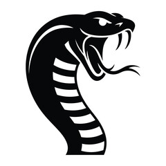 Cobra snake head silhouette
