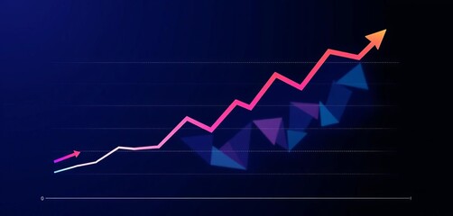 Step chart illustrating financial data progression with alternating upward and downward trends, step chart,  trajectory