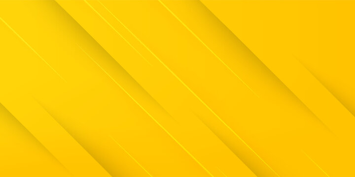 Yellow Abstract Geometric Background. Minimal abstract yellow layout with clean gradient effects and angles.