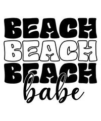 Beach vabe Groovy SVG, Bundle, hippie svg, aesthetic svg, inspirational svg, motivational svg, trendy svg, retro svg, svg files wavy text