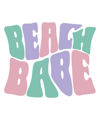 Beach vabe Groovy SVG, Bundle, hippie svg, aesthetic svg, inspirational svg, motivational svg, trendy svg, retro svg, svg files wavy text