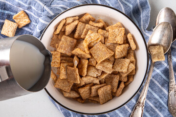 Cinnamon toast crunch cereal breakfast