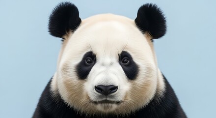 Naklejka premium Close up portrait of a panda