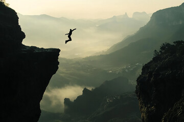 Leap of Faith Silhouette