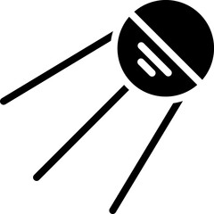 Sputnik vector icon stock illustration