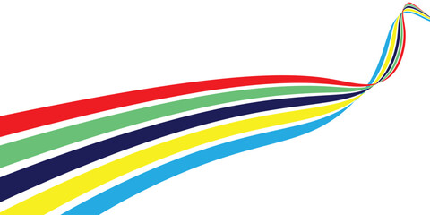 creative wave business banner background, Vector background of the UEFA EURO 2024, colorful pattern European Football Championship 2024