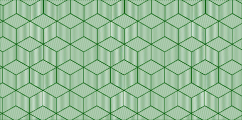 seamless geometric pattern. Abstract minimal blank cube. Modern mosaic and grid pattern squares background. Modern technological illustration with square mesh. Digital geometric design.
