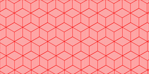 Fototapeta premium seamless geometric pattern. Abstract minimal blank cube. Modern mosaic and grid pattern squares background. Modern technological illustration with square mesh. Digital geometric design. 