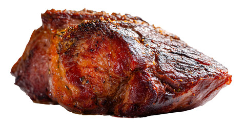 roasted meat beef pork  on a transparent background