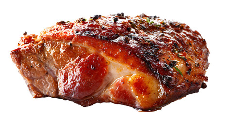roasted meat beef pork  on a transparent background