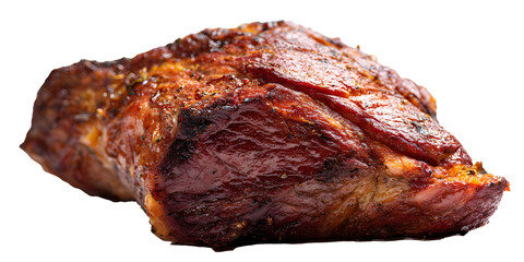 roasted meat beef pork  on a transparent background