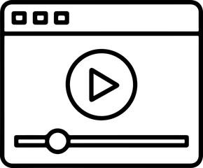 Video player icon