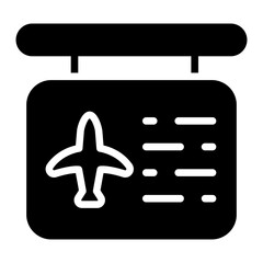 Departure vector icon stock illustration