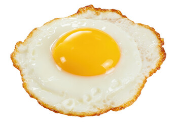 Isolated Fried Egg Sunny Side Up Breakfast Protein Source