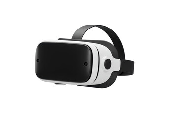 Fototapeta premium Isolated White VR Headset Virtual Reality Gaming