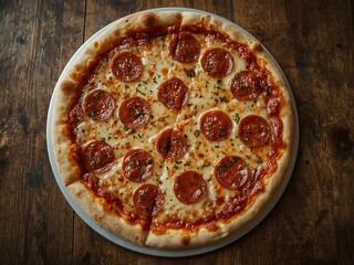 Classic pepperoni pizza a timeless favorite for pizza lovers