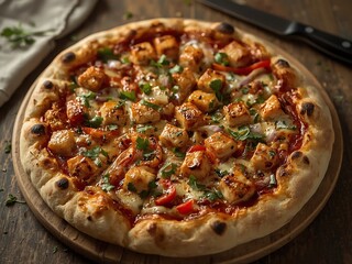 Meat lovers pizza a hearty and satisfying meal for carnivores