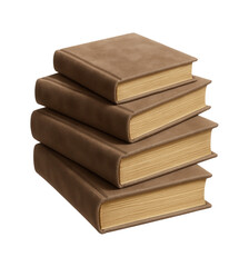 Decorative books with suede covers to add texture in an eclectic home office