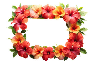 Obraz premium frame made of colorful flowers
