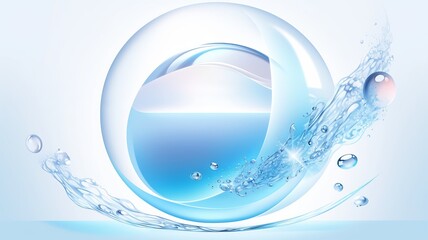 Poster design of beauty and skin care products