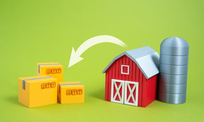 The farm produces agricultural products. Agricultural independence, seasonal harvests, and food...