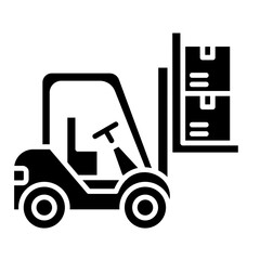 Forklift  Icon Element For Design