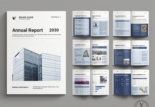 Annual Report Layout