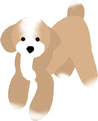 Cute Dog Animal Illustration Vector Design
